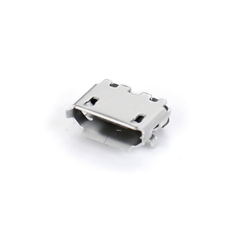 04BO-1826-0   Micro USB 5F SMT B型牛角型四脚7.0-5.0脚高0.65短针无柱有卷边