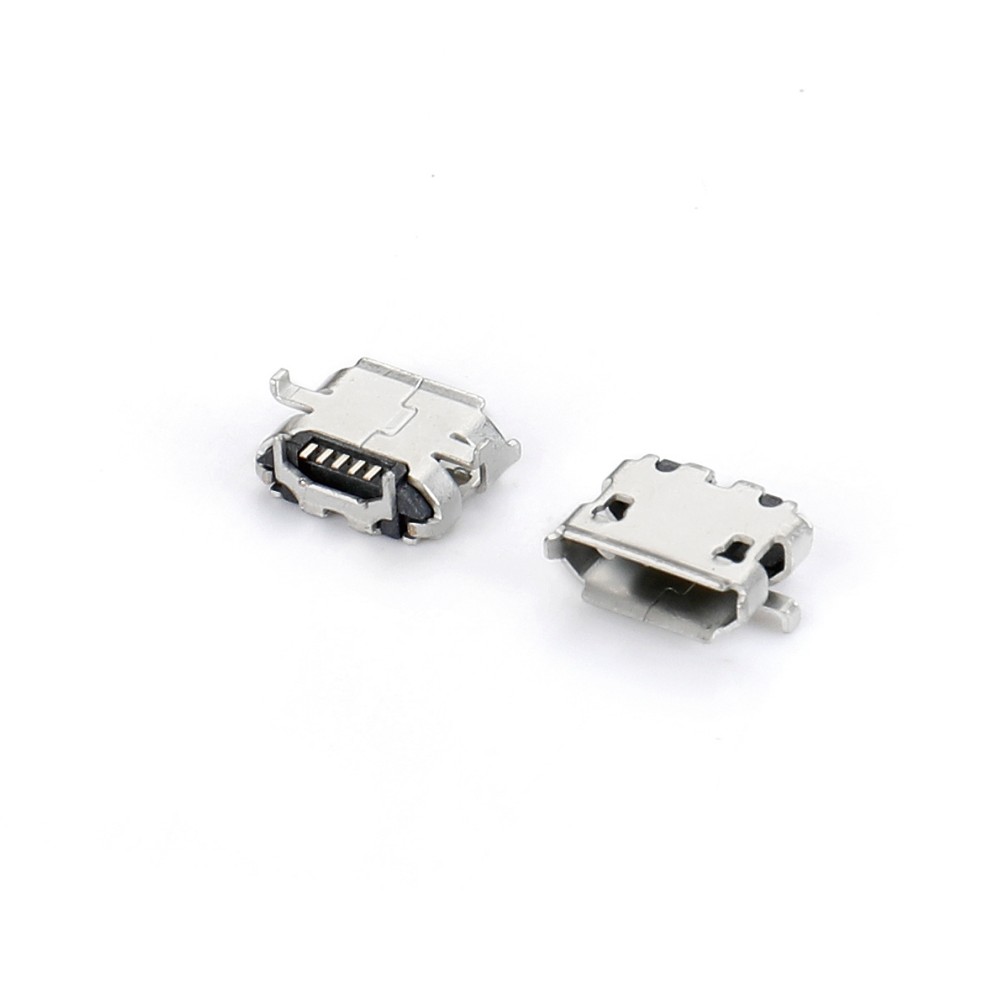 04BO-1849-0   Micro USB 5F SMT B型牛角型全插4.45-8.3无柱有卷边