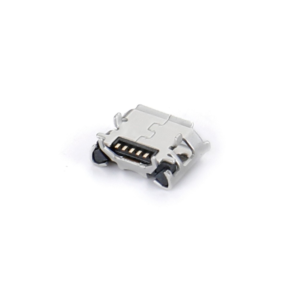 04BO-1876-0   Micro USB 5F SMT B型牛角型5.55-4.85斜后盖无柱有卷边