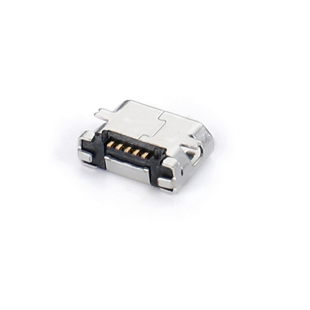 04BT-1816-N   Micro USB 5F SMT B型两脚全贴短针加焊盘有柱无卷边