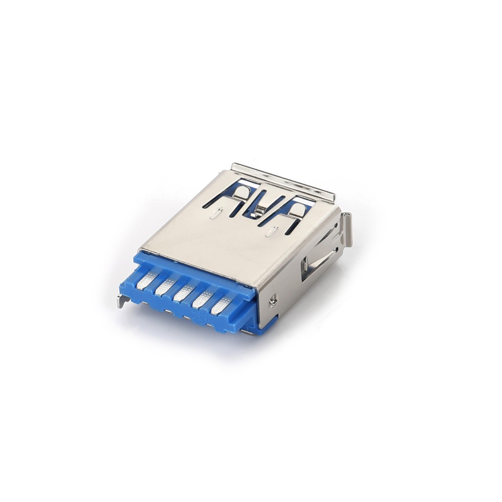 05AH-5206 USB3.0 AF 180度焊线A款有卷边无缺口 L18.65