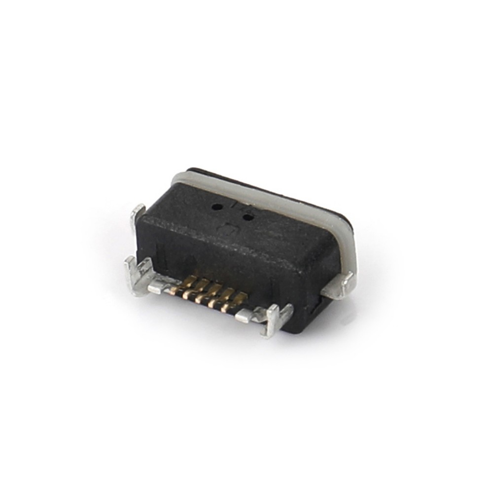 04BC-1603-WP   Micro USB 5F SMT B型 沉板2.1 防水型