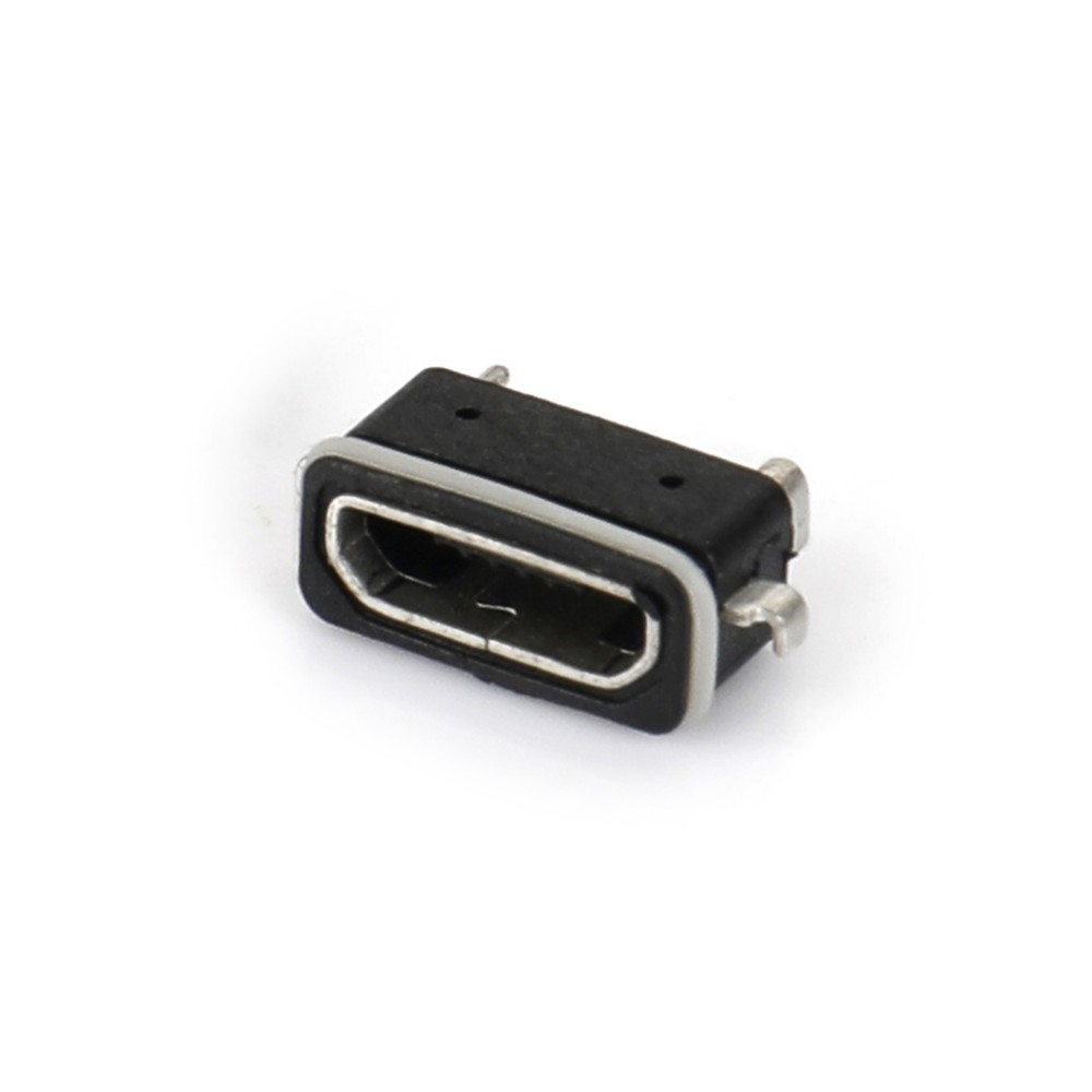 04BC-1603-WP   Micro USB 5F SMT B型 沉板2.1 防水型