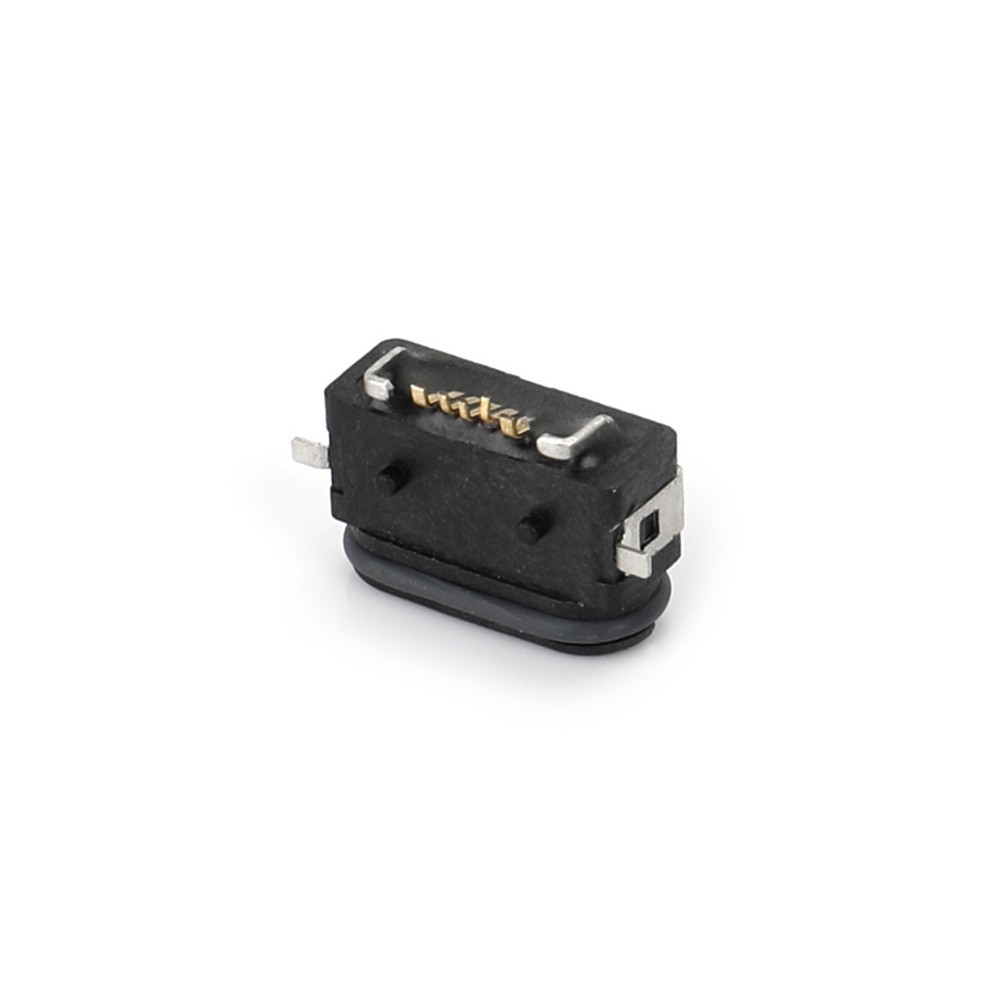 04BT-1602-WP   Micro USB 5F 板上SMT 全贴B型 带柱防水母座