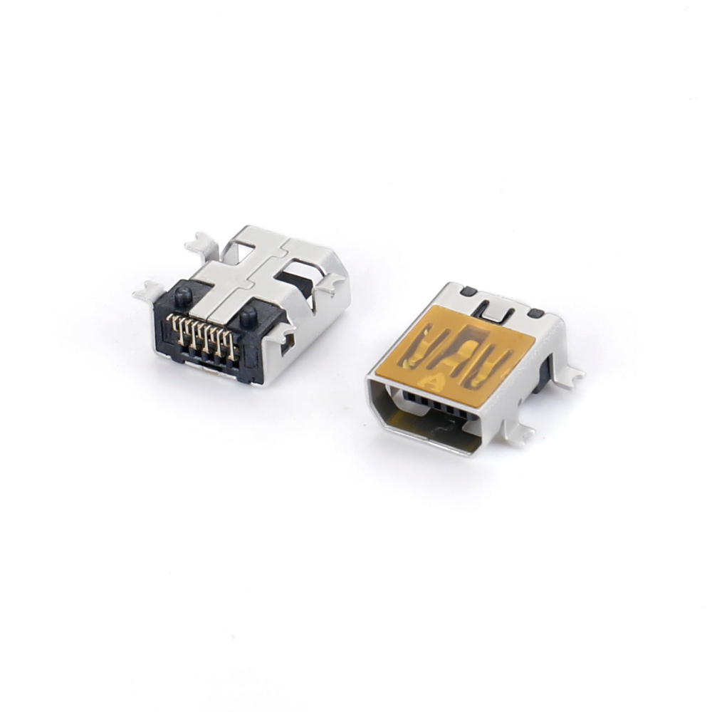 0210F-1818 MINI USB 10F SMT four pin fully adhesive tape column